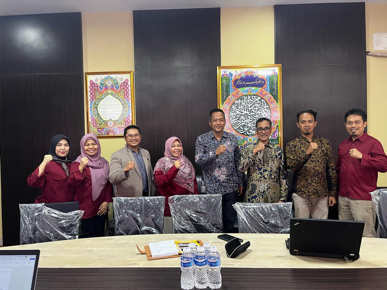 Rapat LPPM UNTIRTA dan Lab Terpadu dengan INDAG Provinsi Banten pada hari Kamis, 15 Februari 2024